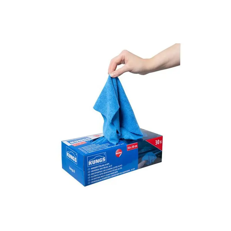 Product Image for Kungs universal – 30 stk. 30 x 30 mikrofiberklude til allebådens alle