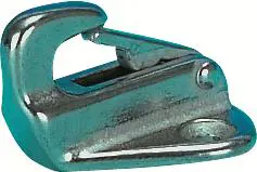 Product Image for Fenderfæste fjederlåsning lille, forkromet messing