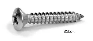 Product Image for Skruer linsehovedet forsænket 3,5x9,5mm. Fp=20