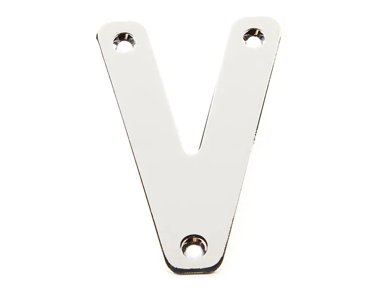 Product Image for Registreringsbogstav rustfri v