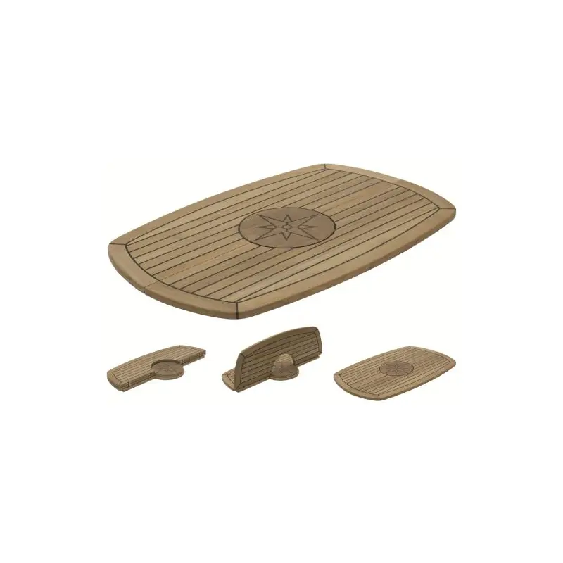 Product Image for Bordplade teak 61x94 cm sammenklappelig
