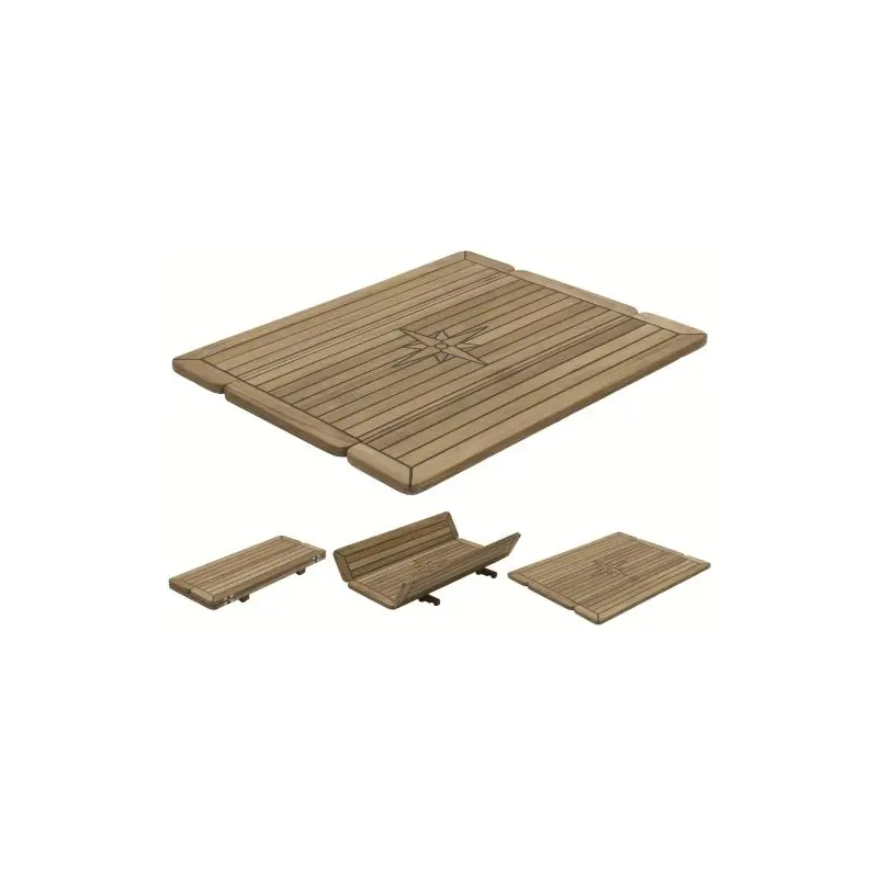 Product Image for Bordplade teak 68x80 cm sammenklappelig