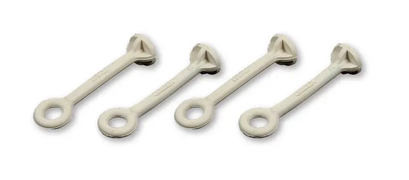 Product Image for Kaleschestrop 75mm hvidfp=4st
