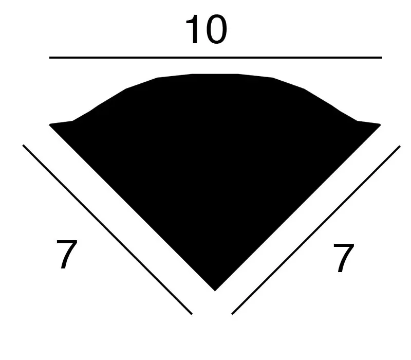 Product Image for Sprængliste 7x7x10mm sort