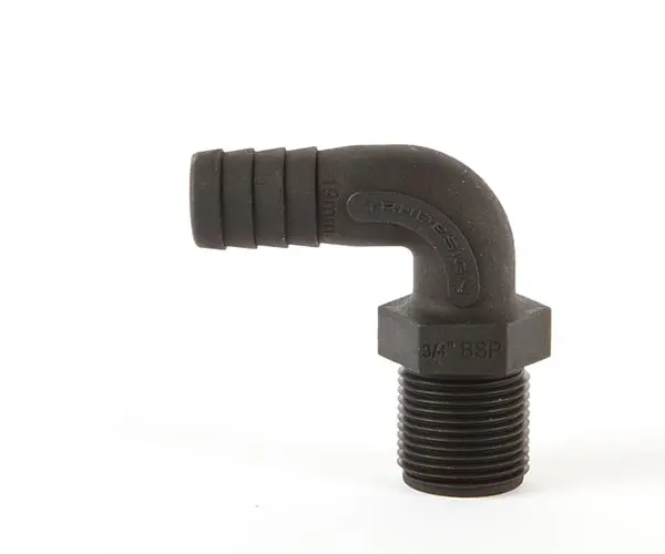 Product Image for Slangenippel 90° komposit 3/4 tomme 19mm