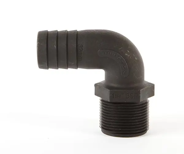 Product Image for Slangenippel 90° komposit 1 1/4 tomme 32mm