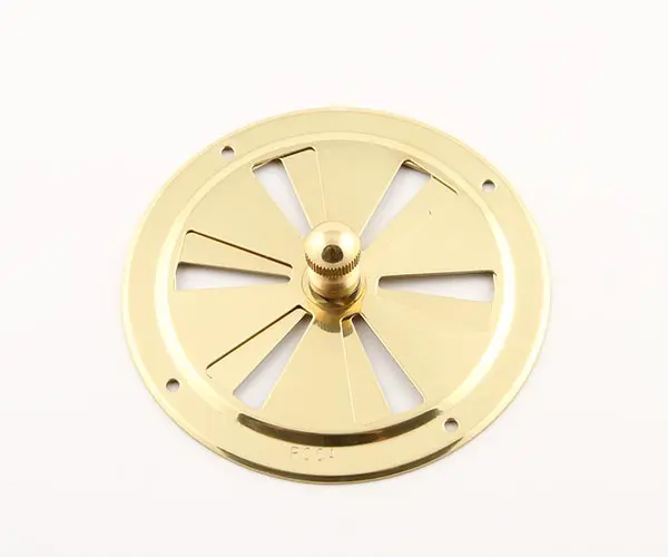 Product Image for Rosetventil rund messing 100mm
