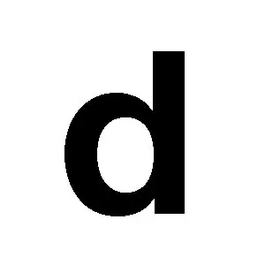 Product Image for Reg-bokstav d 30mm svart