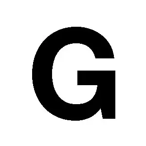 Product Image for Reg-bokstav g 30mm svart