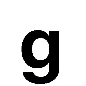 Product Image for Reg-bokstav g 30mm svart