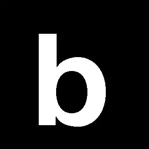 Product Image for Reg-bogstav b 90mm hvid