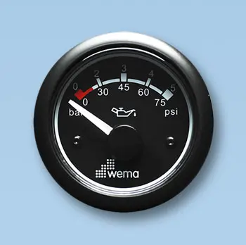 Product Image for Olietrykmåler 5b wema sort