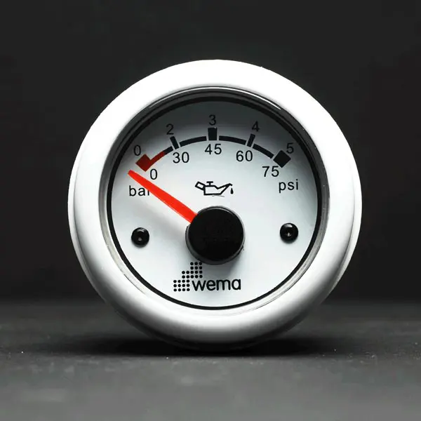 Product Image for Olietryksmåler wema hvid5 bar