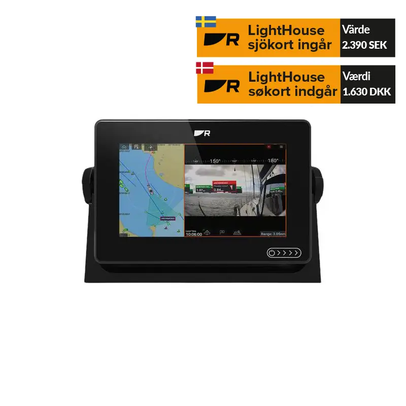 Product Image for Raymarine axiom+ 7" plotter inkl lighthouse sjökort