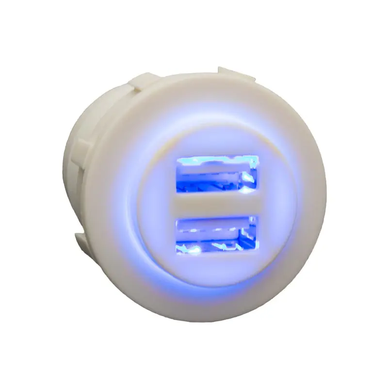 Product Image for Usb-udtag >5a champagne med belysning