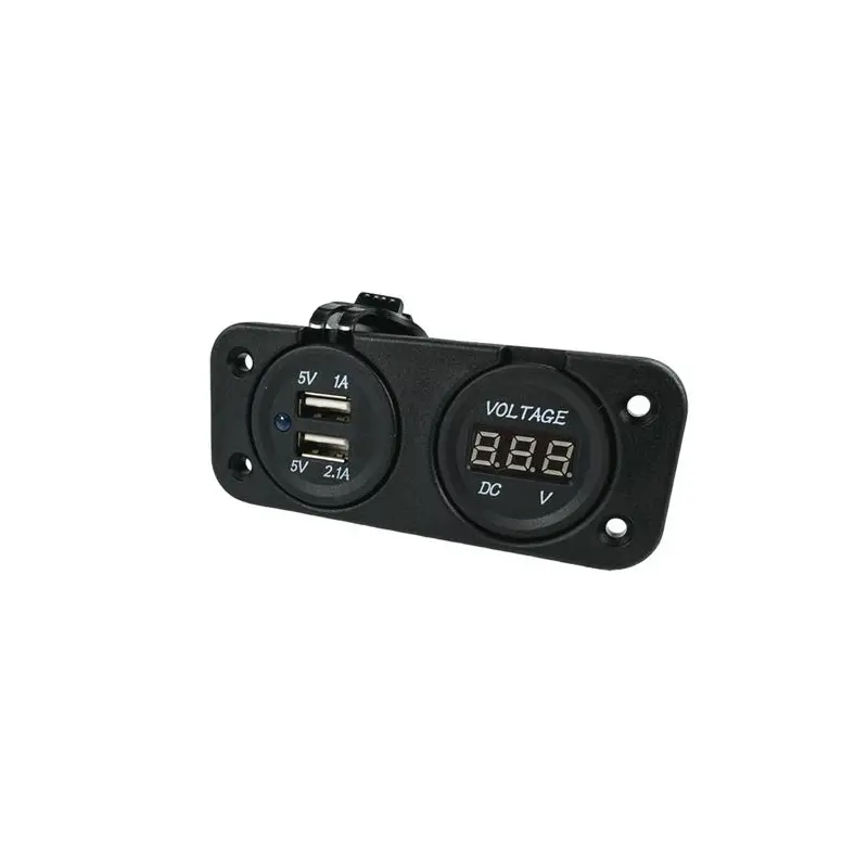 Product Image for Voltmeter med 2 x usb-a udtag