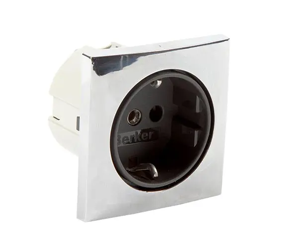 Product Image for Bådsystem udtag 230v krom