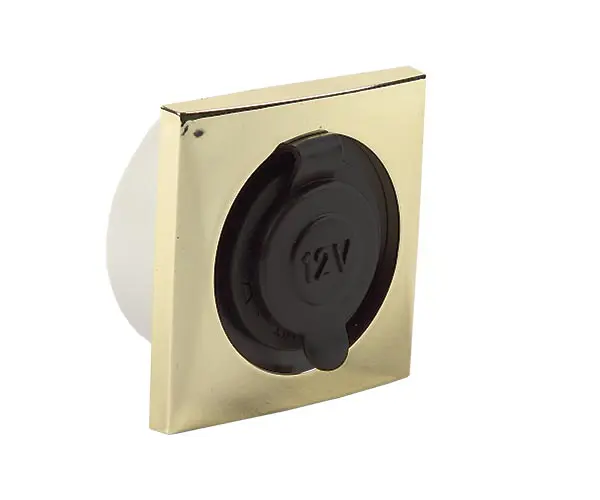 Product Image for Bådsystem udtag 12v guld