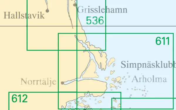 Product Image for Søkort nr 611