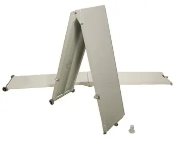 Product Image for Landgang alu foldbart grå