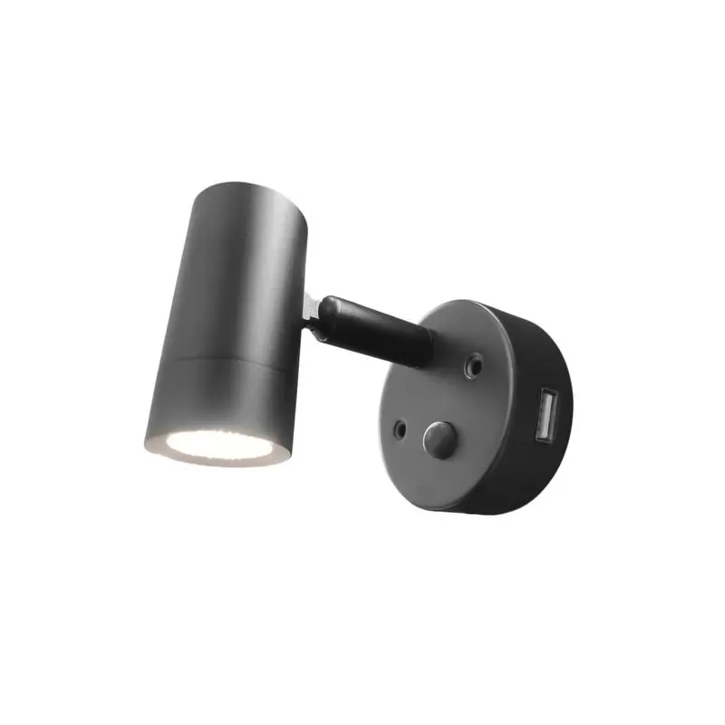 Product Image for Nautilight kabinelampe med usb-udtag, sort