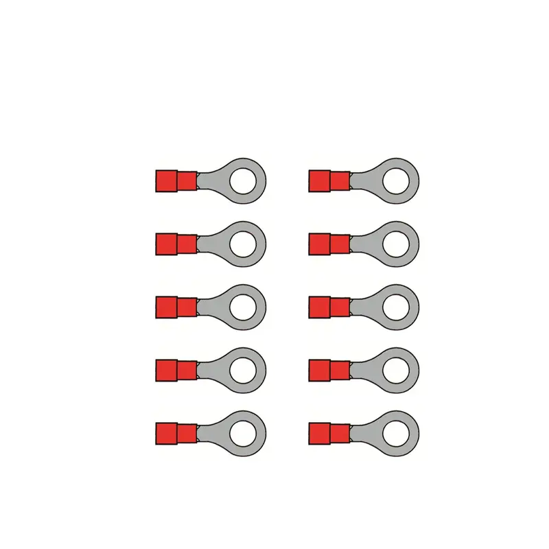 Product Image for Ringkabelsko m6 röd 10 st