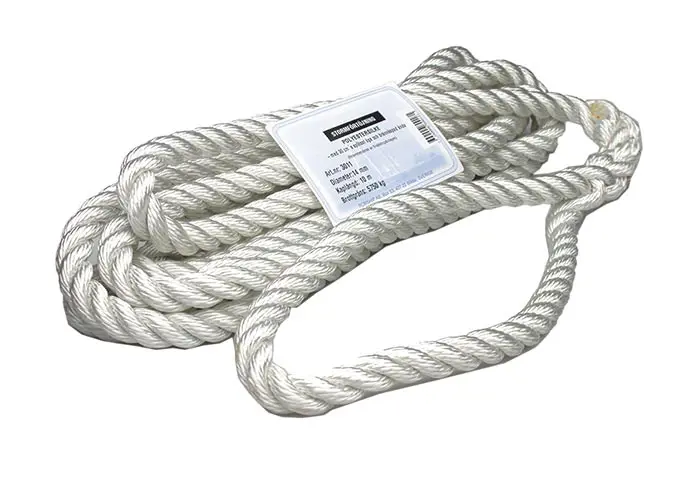 Product Image for Fortøjningsline med øje 16mm 10m hvid