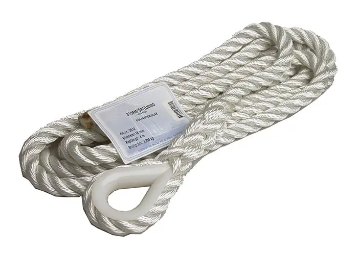 Product Image for Fortøjningsline med øje 10mmx4m hvid