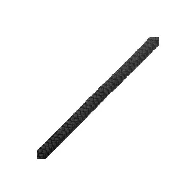 Product Image for Fortøjning dobbeltflettet stretch m. Rustfri kovs 12 mm x 4 m, sort