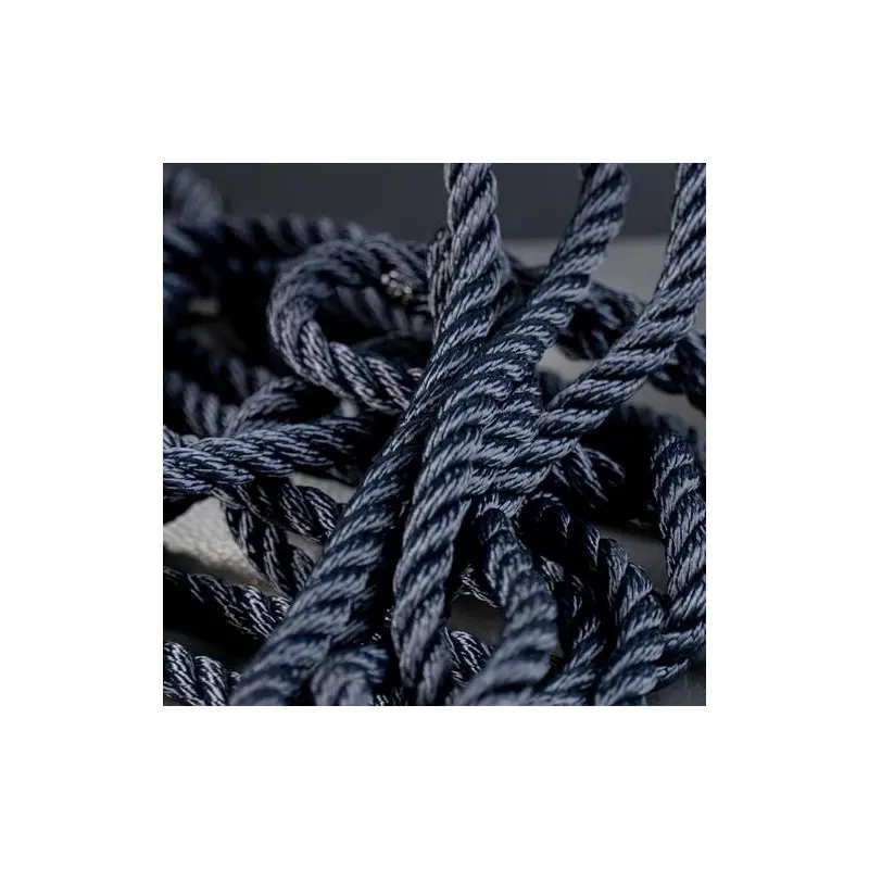 Product Image for Fortøjningsline 3-slået med rustfri kovs 12 mm x 3 m, marineblå, robli