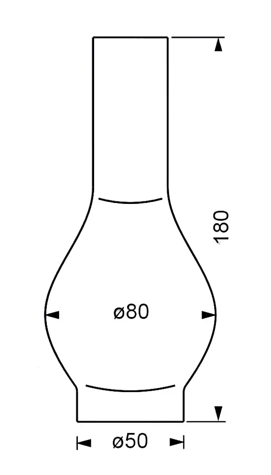 Product Image for Glas til olielampe sampan ll