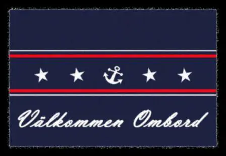 Product Image for Dørmåtte velkommen ombord