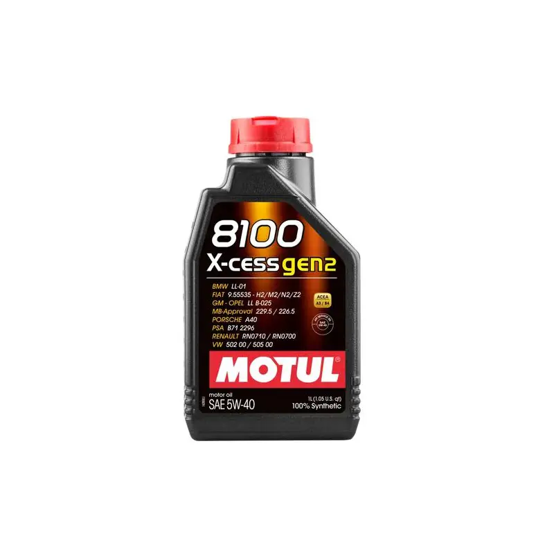 Product Image for Motul motorolja helsyntet 5w40 1 l.