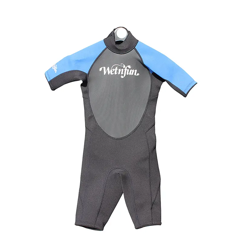 Product Image for Våddragt base shorty, junior, blå/sort