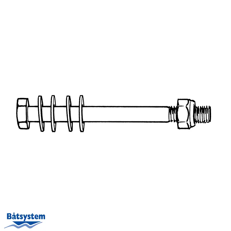 Product Image for Bot til ankerrulle, m10x110 mm