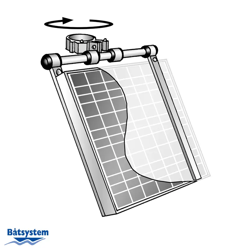 Product Image for Solcellefæste med 80 mm beslag