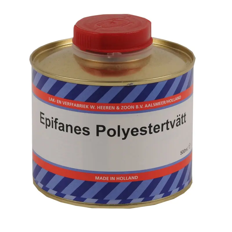 Epifanes polyestervask/glasfibervask, 0,5 liter