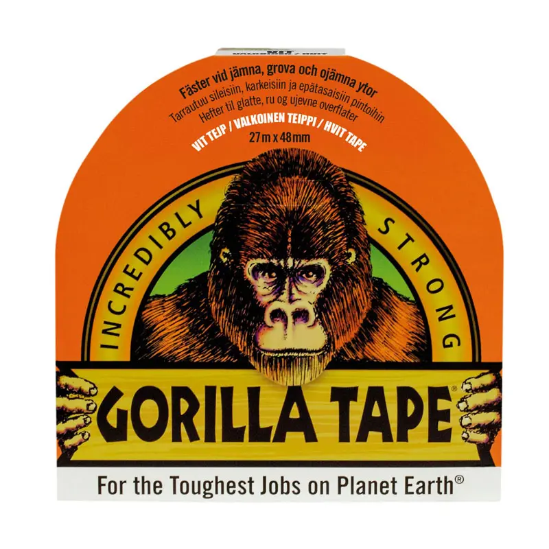 Gorilla tape hvid 48mm x27m
