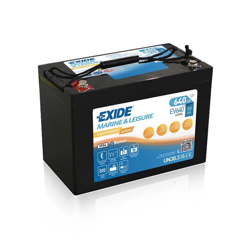 Exide Equipment Lithium-batteri 50Ah, 12V