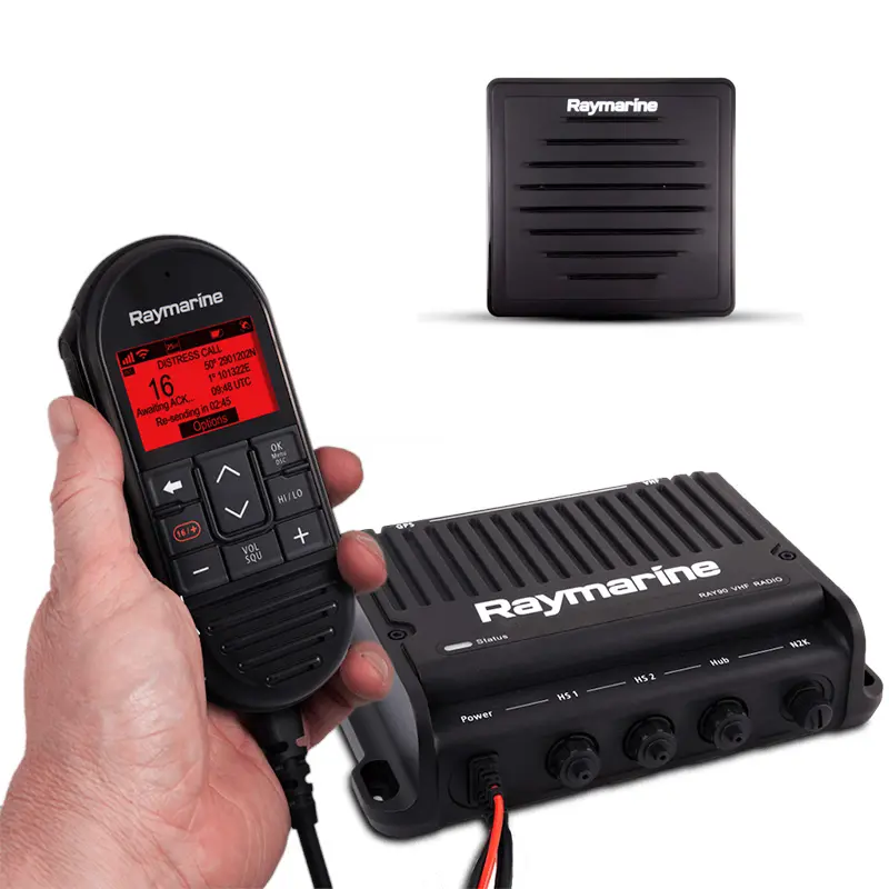 Raymarine Ray90 VHF Black Box inkl håndset og højtalere