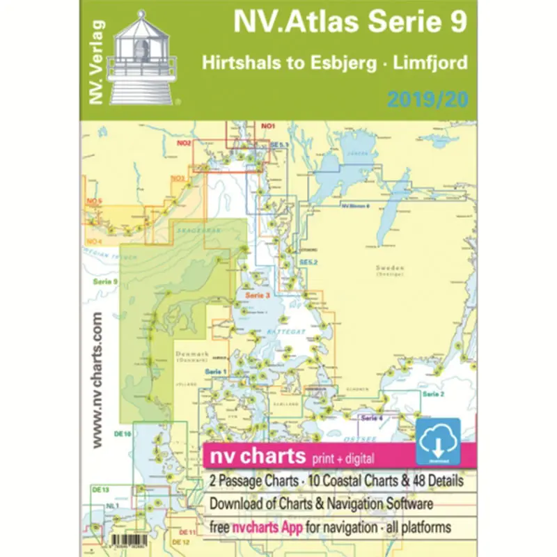 NV. Atlas Serie 9 - Skagen to Rømø - Limfjord