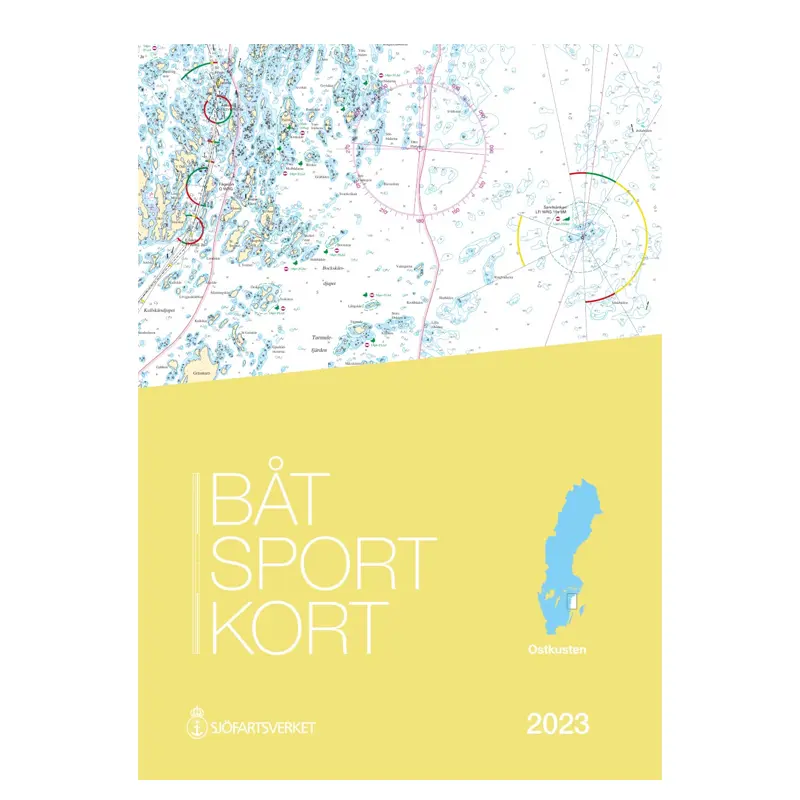 Bådsportsøkort Østkysten Sverige 2023
