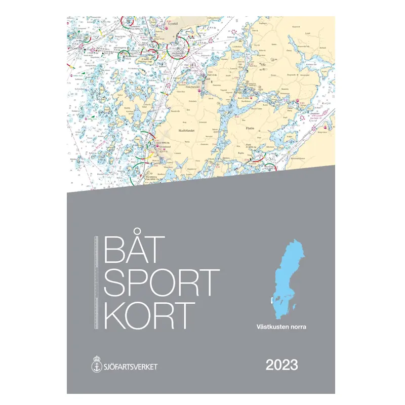 Bådsportsøkort Vestkysten nord 2023