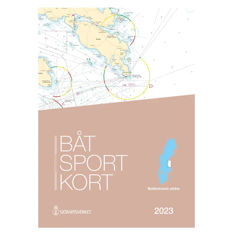 Bådsportsøkort Det Botniske Hav Syd i Sverige 2023