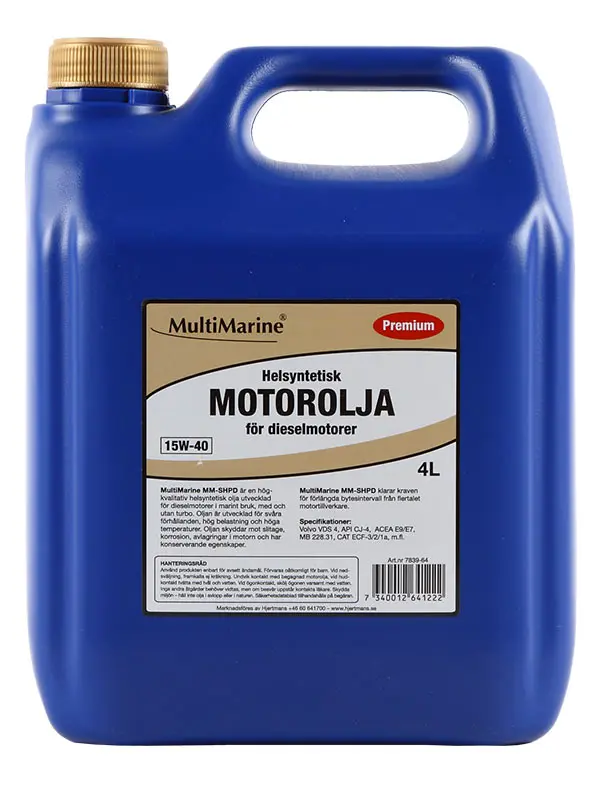 Motorolie Multimarine premium 4 liter
