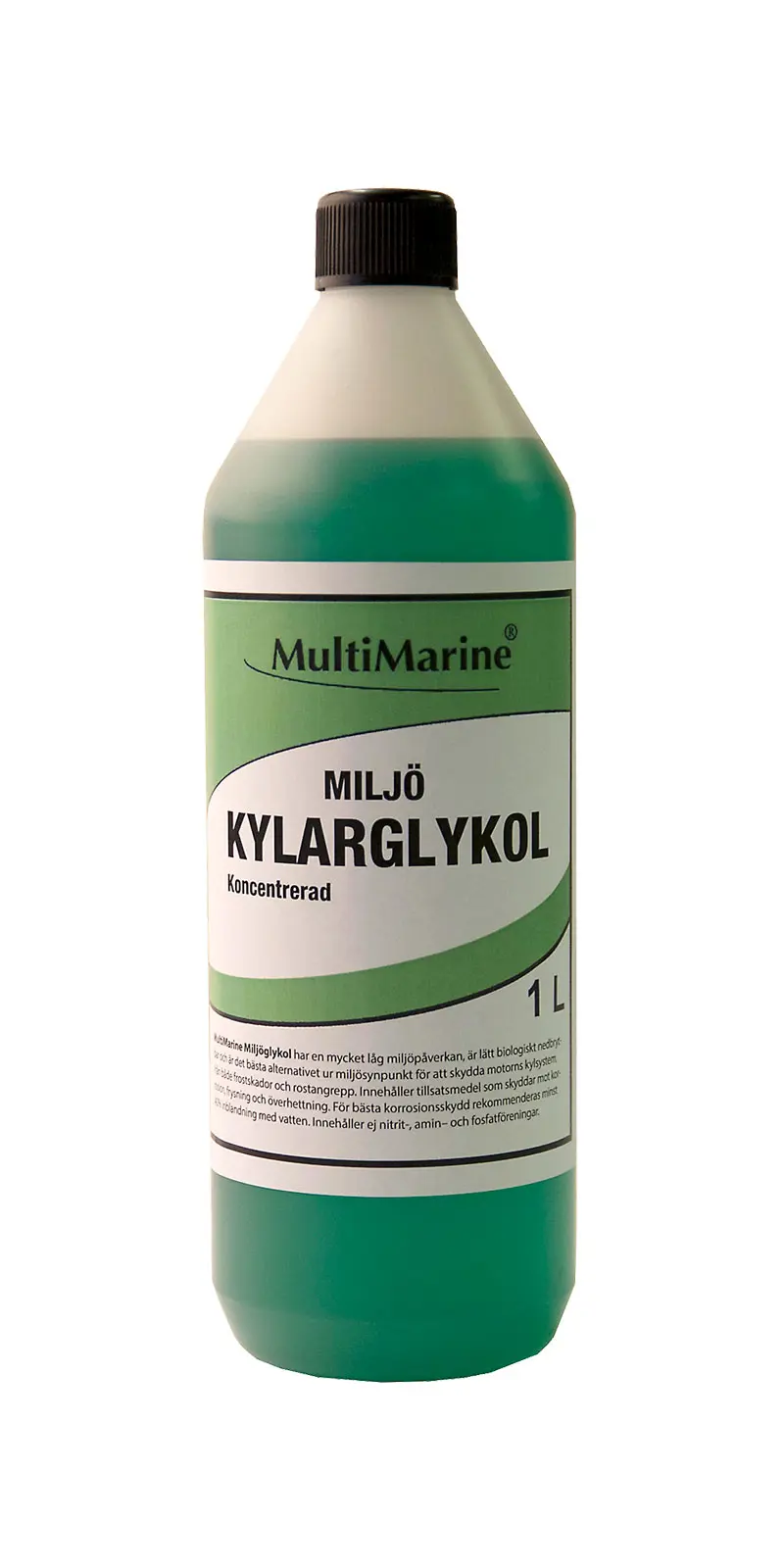 Multimarine Miljøglykol grøn (Propylenglykol) 1 liter
